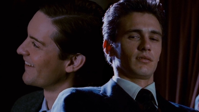 James Franco Staring at Tobey Maguire | Know Your Meme