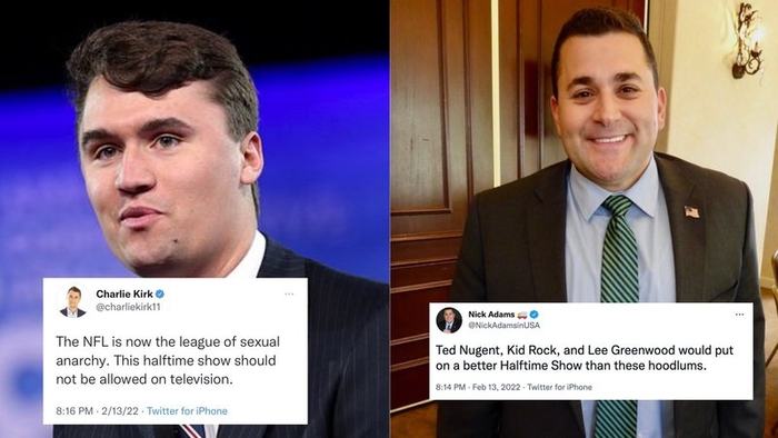 700px x 394px - Conservative Thought Leaders Charlie Kirk And Nick Adams Have Predictable  Reaction To Halftime Show | Know Your Meme