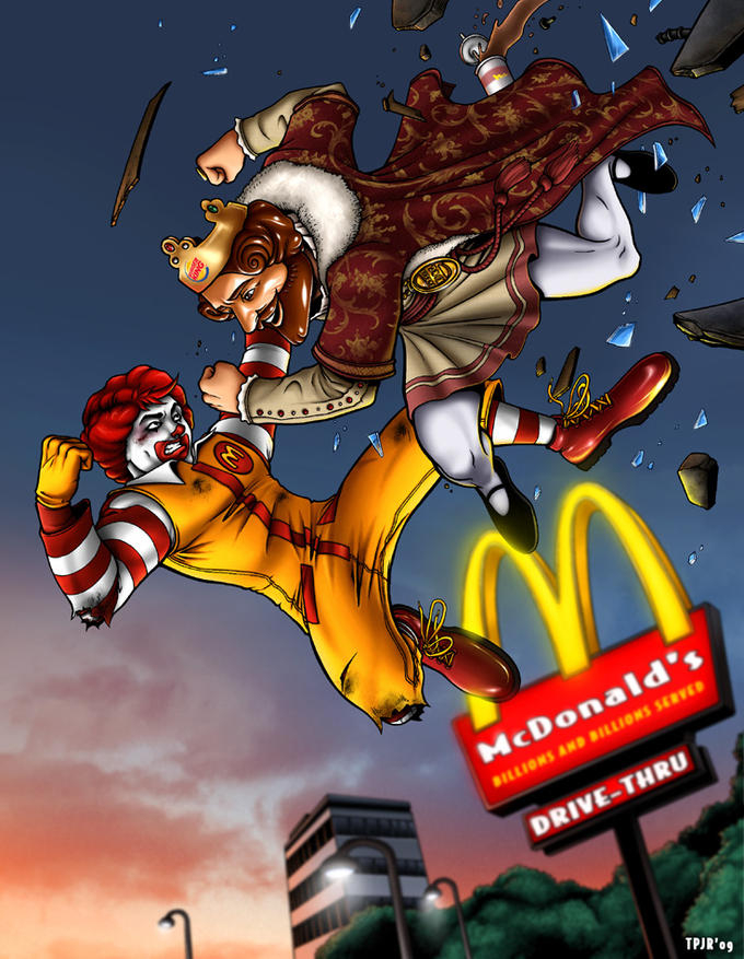 680px x 877px - Ronald McDonald VS The Burger King | Know Your Meme