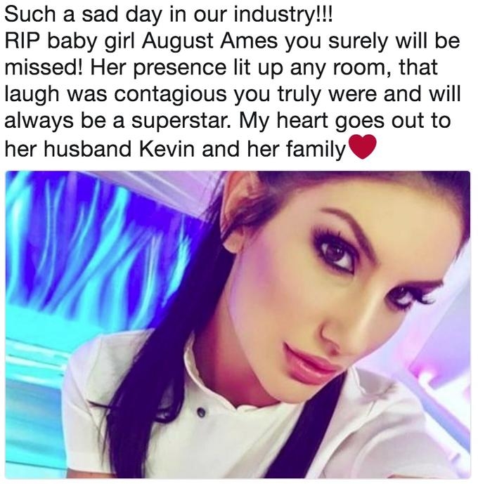 Fucked Up Porn Death - Death of August Ames | Know Your Meme