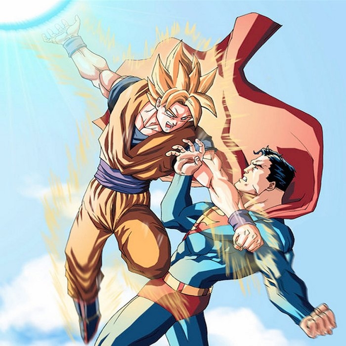  goku contra superman