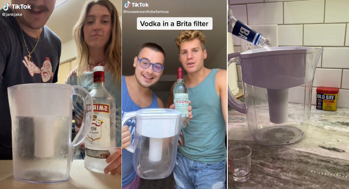 logo Intiem aankunnen Vodka Brita Filter Hack | Know Your Meme