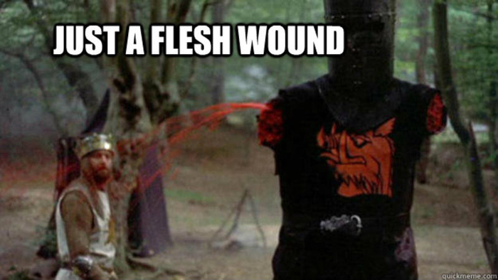 Just A Flesh Wound | Know Your Meme