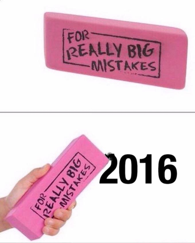 For Big Mistakes Large Eraser 