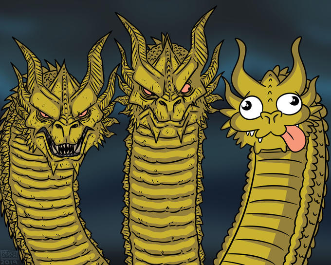 Three-Headed Dragon | Know Your Meme