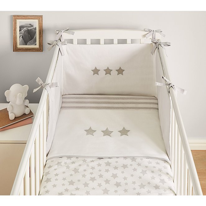 Grey Stars Baby Bedding Collection Baby Bedding George At Asda