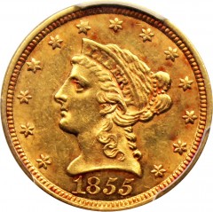 1855 Liberty Head $2.5 Gold Coin Value | JM Bullion™